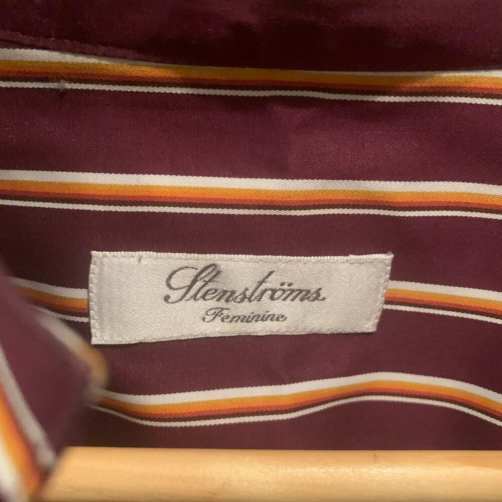 Stenstroms Feminine Cotton Blouse Women's Size 8 - Picture 4 of 9